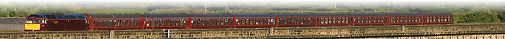train on viaduct